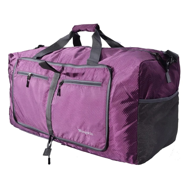 ehsbuy 60L Foldable Travel Duffle Bags for Men Women - Waterproof & Lightweight