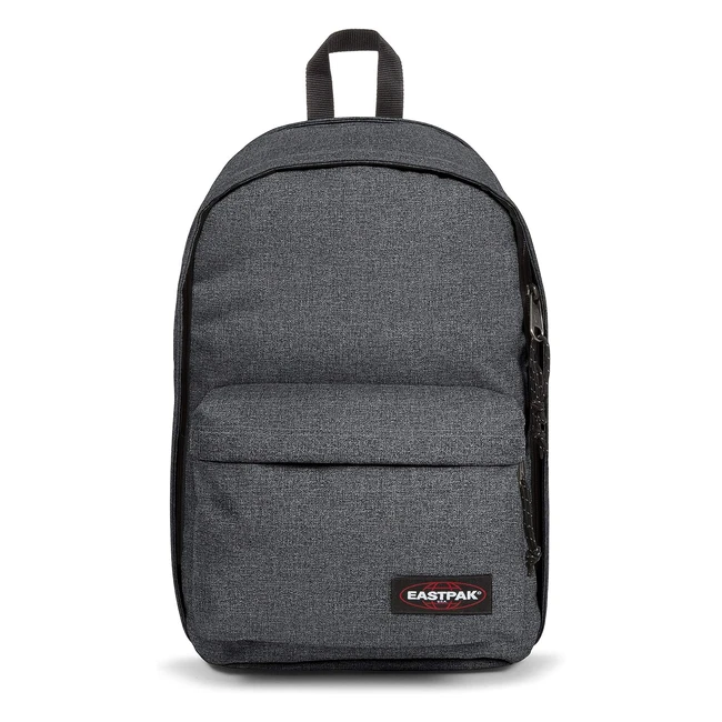 Eastpak Back to Work Rucksack, Schwarz Denim, H43 x B29.5 x T25 cm, für Laptops bis 15 Zoll