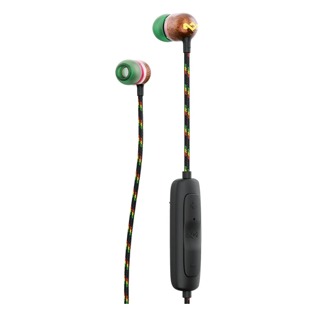 Écouteurs intra-auriculaires sans fil House of Marley Smile Jamaica 2 - Isolation de bruit - 9h de batterie