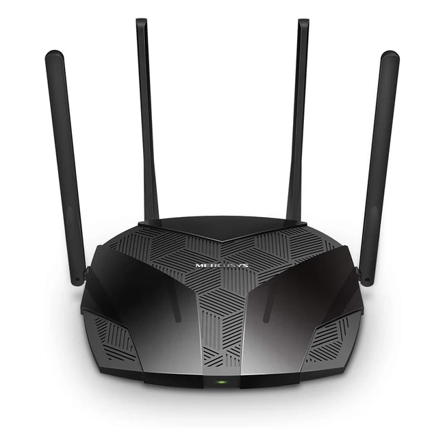 Routeur WiFi 6 Mercusys 3000Mbps, bibande, 4 ports RJ45 gigabit, 4 antennes 5dBi, MU-MIMO, contrôle parental
