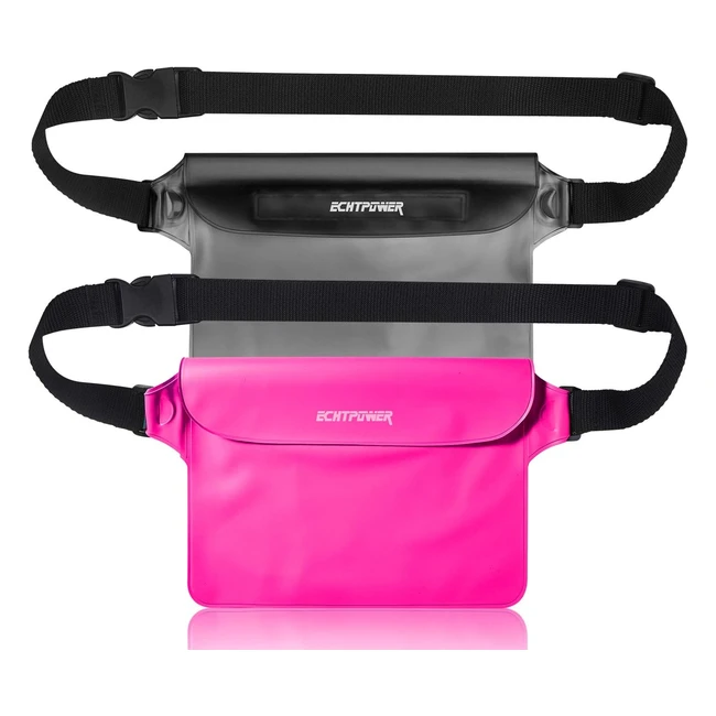 Bolsa Impermeable Echtpower - Protección para Teléfono Móvil, iPad, Dinero y Documentos - 100% Impermeable