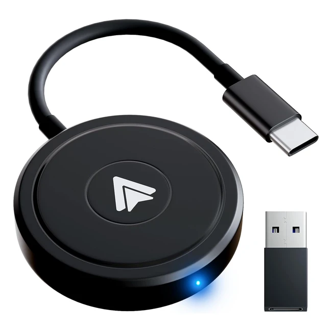 Adaptador Inalámbrico Android Auto - Convierte Android Auto por Cable a Inalámbrico - Bluetooth 5GHz WiFi - Para Coches después 2017