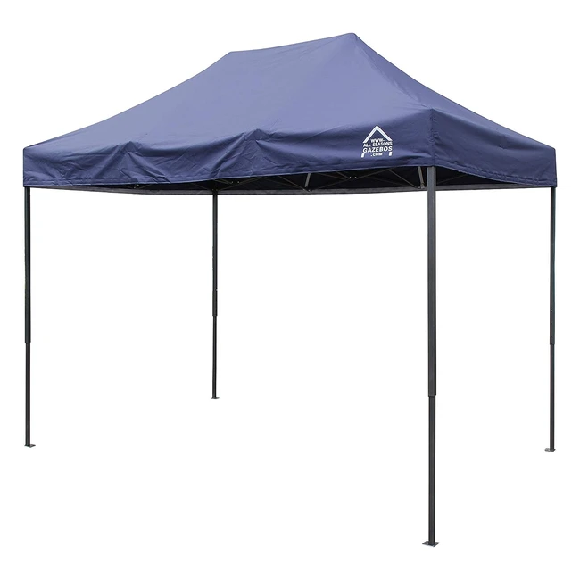 All Seasons Gazebos ASG3X2Popup Pavillon Marineblau - Wasserdicht & Sofort Aufstellbar
