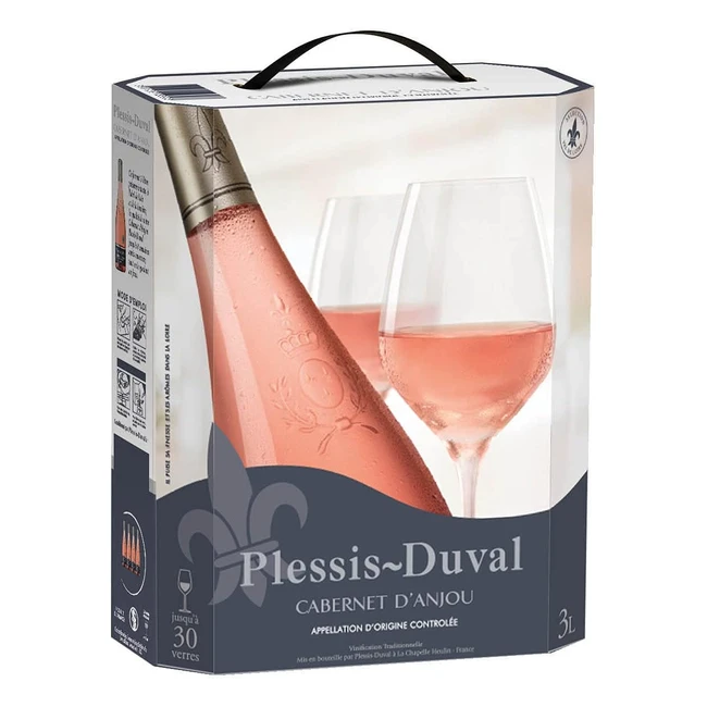 Plessisduval Roswein trocken Cabernet Danjou AOP Bag-in-Box 3L