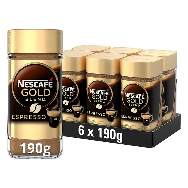 Get the Best Coffee Experience at Home with Nescaf Gold Blend Espresso - 6 Pac
