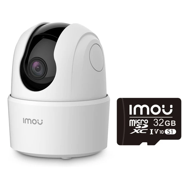 Caméra de surveillance WiFi intérieure Imou Ranger 2C - Carte micro SD 32 Go