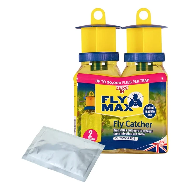Zero in the Buzz Fliegenfalle Doppelpack STV336 - Supereffektiver Insektenlockstoff