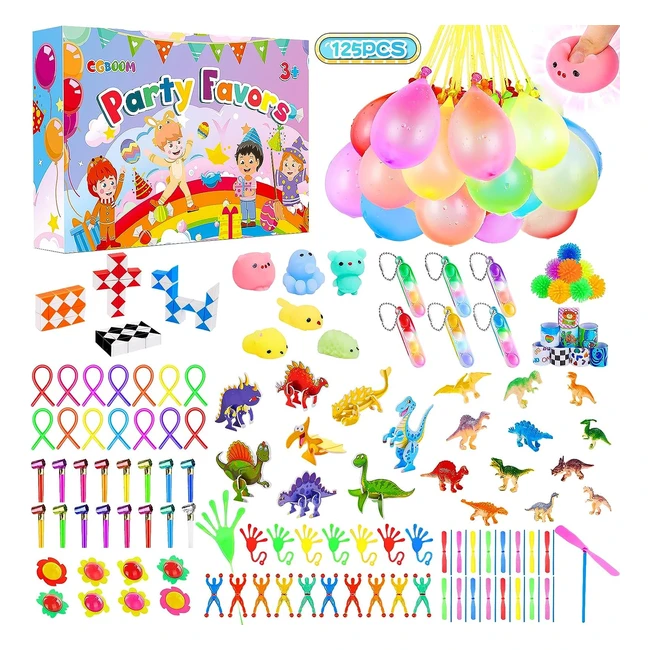 125pcs Fidget Toys Pack for Kids - Party Bag Fillers - Classroom Rewards