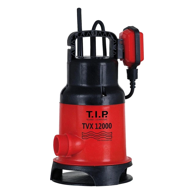 Bomba de Inmersión TVX 12000 para Aguas Residuales - Potente Motor y Protección Térmica