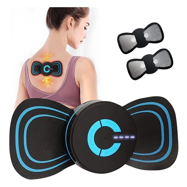 Mini Masseur Cervical Sans Fil - Soulagement Douleur Musculaire - 6 Méthodes - Ref: 2pc