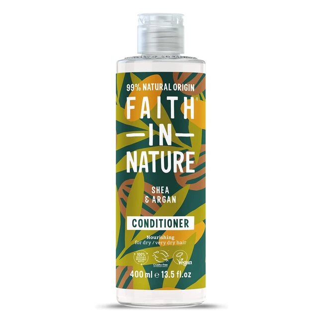 Nourishing Shea & Argan Conditioner | Faith in Nature | Vegan & Cruelty-Free