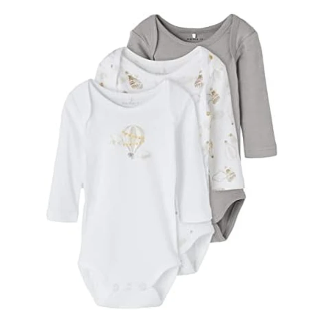 Hochwertiger Unisex Kinder-Body von name it  Modell 13198656