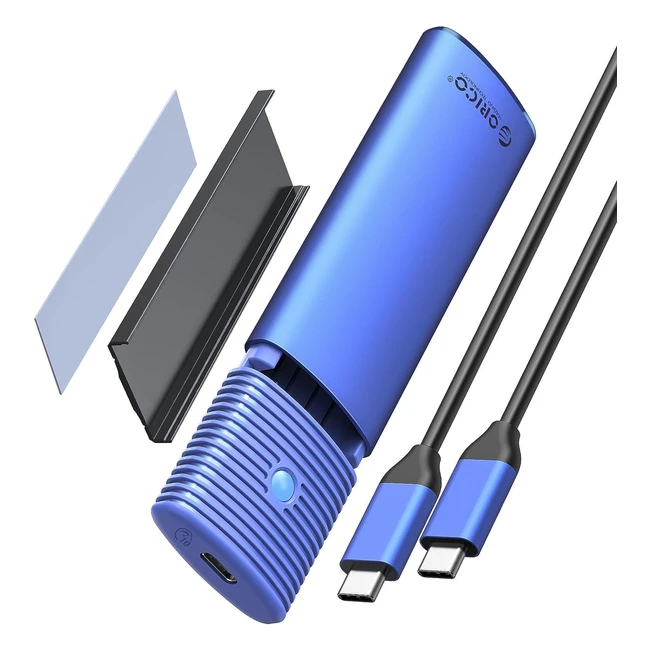 Boîtier SSD M.2 NVMe SATA adaptateur USB-C 32 Gen 2 10Gbps PCIe NVMe 5Gbps NGFF SATA M.2 Key B/M Key 2230/2242/2260/2280 aluminium externe lecteur M.2 disque dur support UASP