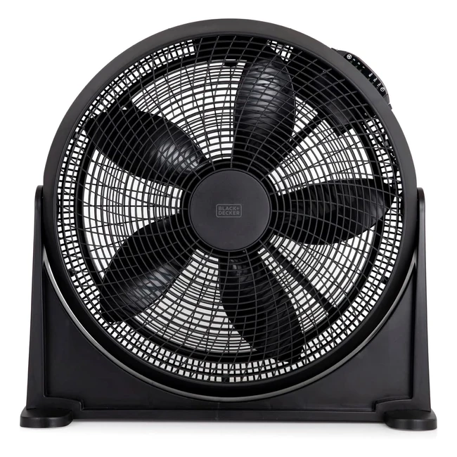 Black+Decker BFFX53001GB 2-in-1 High Velocity Circulator Fan | 3 Speeds | 8-Hour Timer