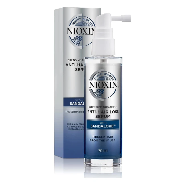 Nioxin Sandalore Anti Hair Loss Serum - Ref. 70ml - Promotes Hair Growth