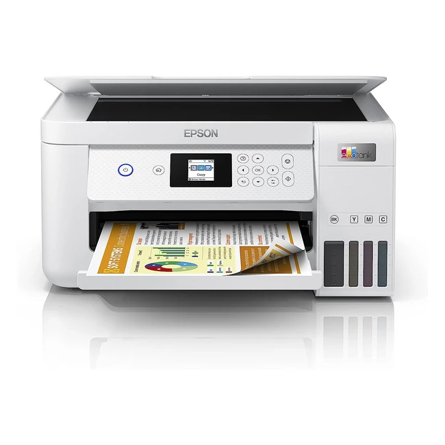 Epson EcoTank ET2856 3in1 Farb-Tintenstrahl Multifunktionsgert - Hohe Reichwei