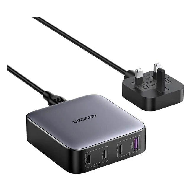 UGreen Nexode USB C Charger 100W - Fast Charge 4 Ports - MacBook Pro/Air, iPad, iPhone - Galaxy S23/S22, Pixel 6 - Matebook - #USBCharger #FastCharge #MacBookPro #GalaxyS23 #Pixel6
