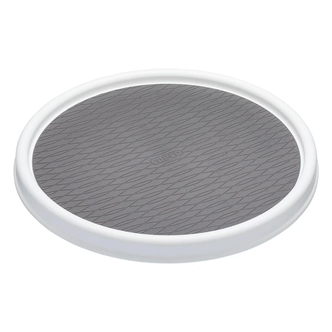 Organizer Copco per armadietti biancogrigio, singolo livello, 30 cm - Massimizza lo spazio di archiviazione