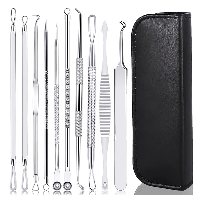 Extracteur de points noirs en acier inoxydable Leneurest - Tendance acnéique - Réf. 12345