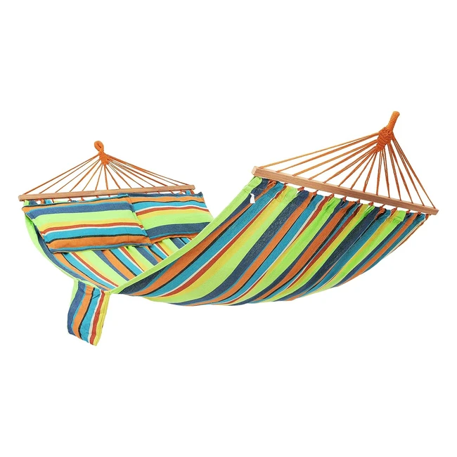 Songmics Hängematte Outdoor, tragbar und atmungsaktiv, 210 x 150 cm, TV Rheinland geprüft, bis 300 kg belastbar