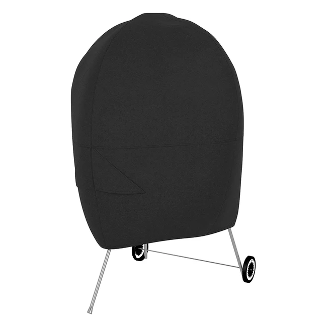 Amazon Basics Holzkohle Kessel BBQ Abdeckung Schwarz - Schutz vor Regen, Schnee und Staub
