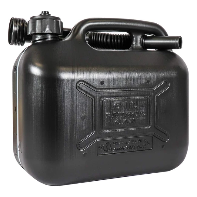 Tanica Carburante 5 Litri Cora 000126923 - Omologata UN - Travasatore Flessibile