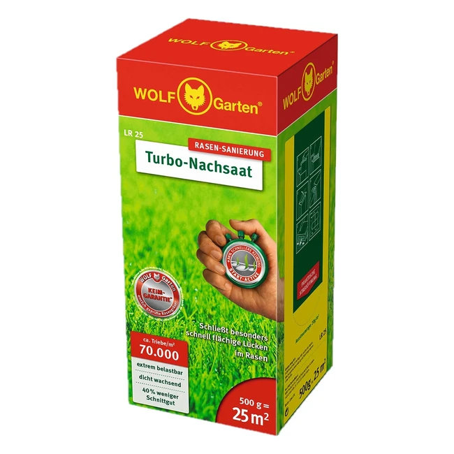 Wolf-Garten Turbo Reseeding - 30 schnellere Keimung 20 mehr Pflanzen