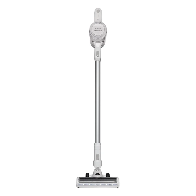 Hisense HVC6133WUK Cordless Vacuum - 05L Capacity, 45mins Runtime, White