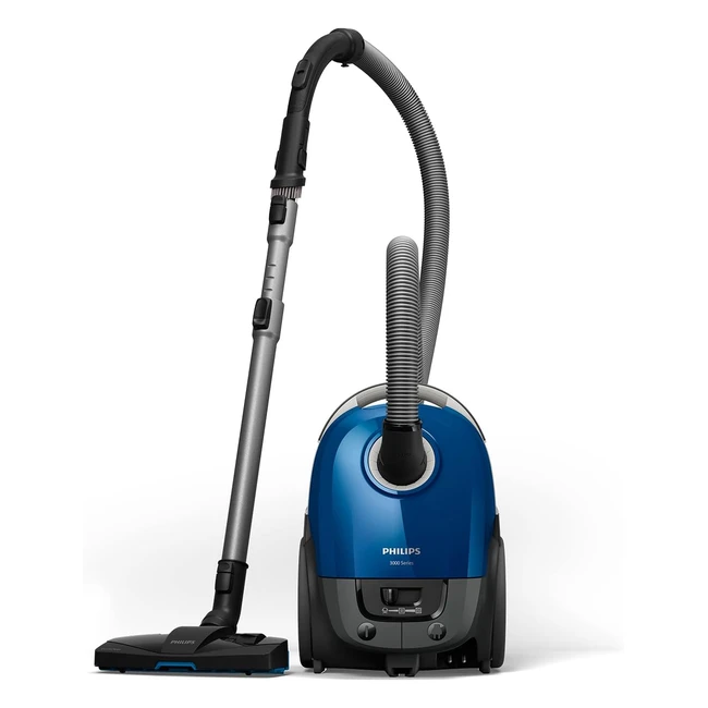 Philips Series 3000 Performer Compact Staubsauger mit Beutel 900W Allergiefilt
