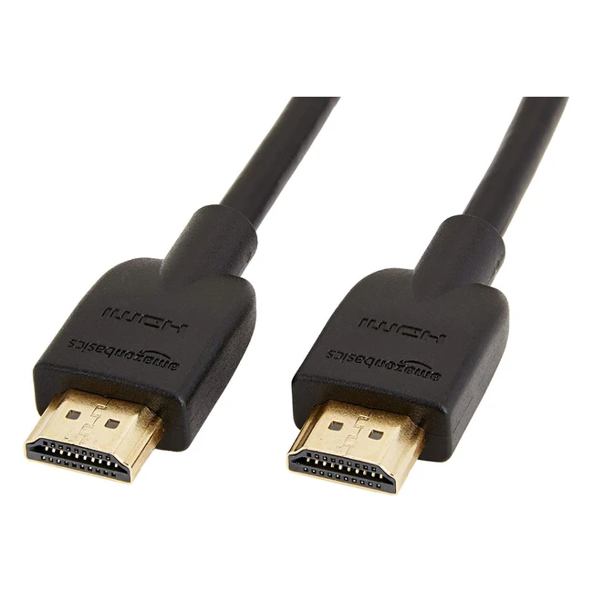 Amazon Basics Highspeed 4K Ultra HD HDMI 2.0 Cable Cord 60 Hz 2160p 48 bit 18 Gbps 3D Male to Male 09m 29ft Black