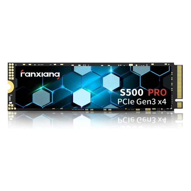 Fanxiang S500 Pro 512GB NVMe SSD M2 PCIe Gen3x4 2280 - SLC Cache 3D NAND bis 