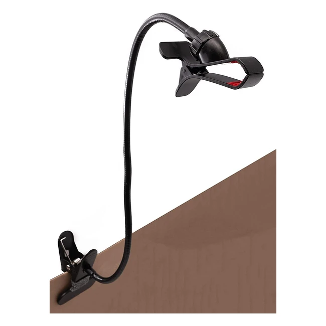 Soporte Universal Flexible para Smartphone - Mesa/Cama - Cuello de Cisne - Ref. 12345