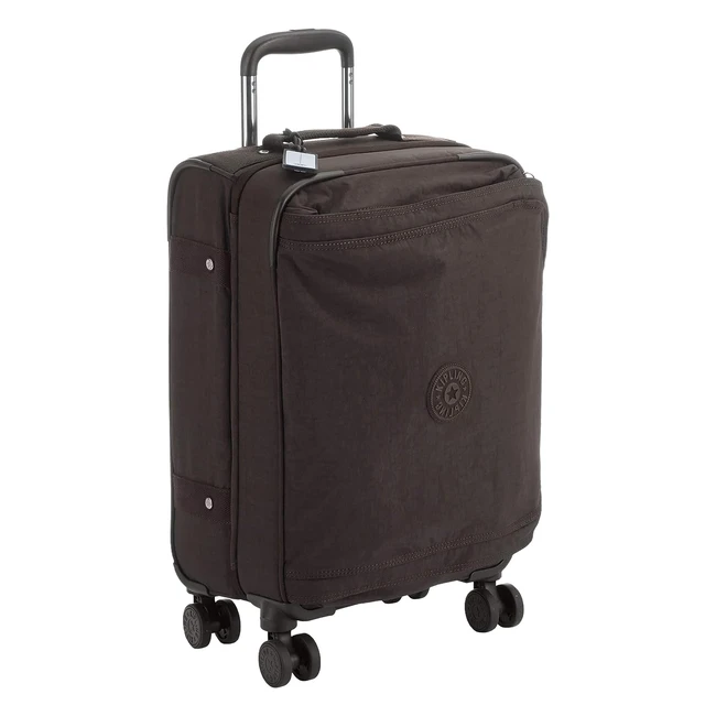 Valise cabine Kipling Spontaneous S avec 4 roues 360 et sangles de fermeture intégrées - 53 cm - 375 L - Noir