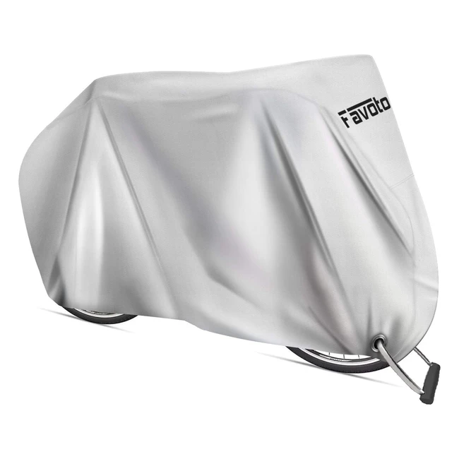 Custodia Bici Impermeabile Favoto 210D - Protezione Esterna per 2 Biciclette - Resistente a Pioggia e Polvere