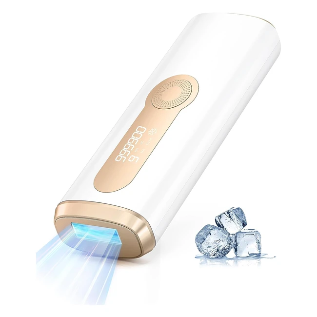 Glattol Laser Hair Removal Device with Ice Cooling 3in1 IPL HRSCRA 9 Energy Levels