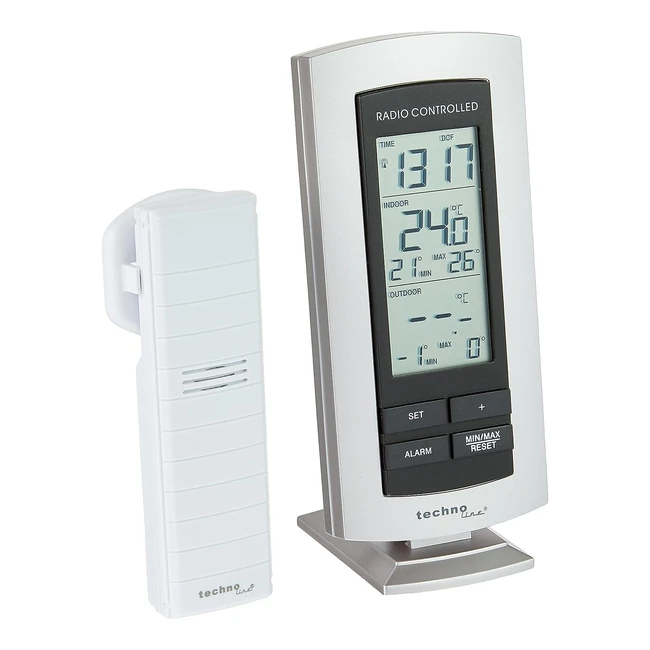 Technoline WS 9140IT Wetterstation mit Funkuhr Innen- und Auentemperaturanzei