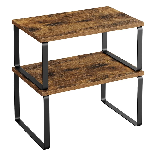 Songmics Gewrzregal 2er Set - Kchenregal  Kchenorganizer - Erweiterbar - Meta