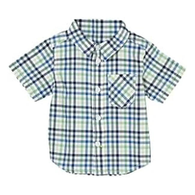 s.Oliver Baby Boy Shirt 01N0 - Leichtes Baumwollhemd mit Knopfleiste und Brusttasche