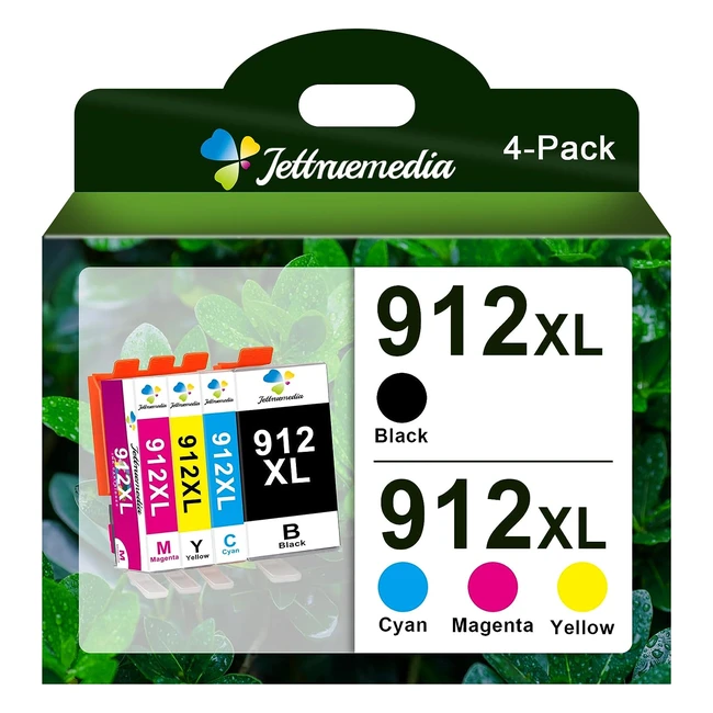 Cartouches d'encre HP 912XL compatibles pour OfficeJet 8012 8014 8015 8017 8010 Pro 8020 8022 8023 8024 8025