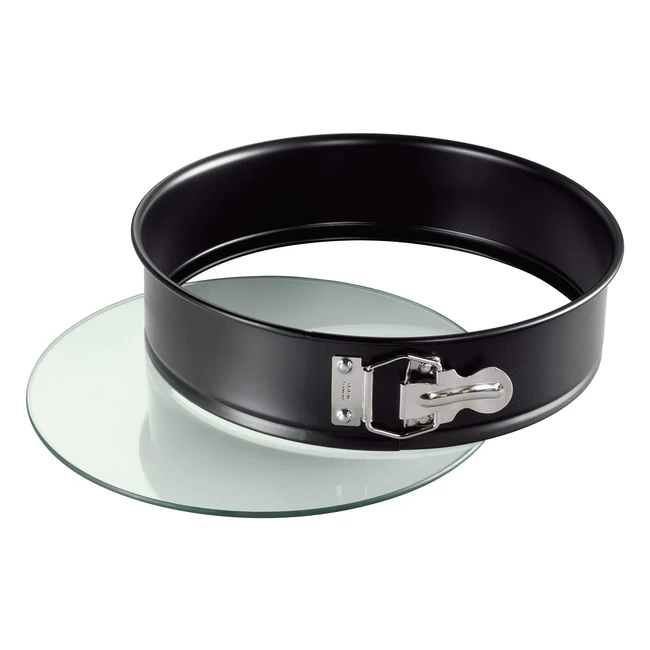 Kaiser Inspiration Springform Glasboden 26 cm - Schnittfest, Auslaufsicher, Antihaftbeschichtet