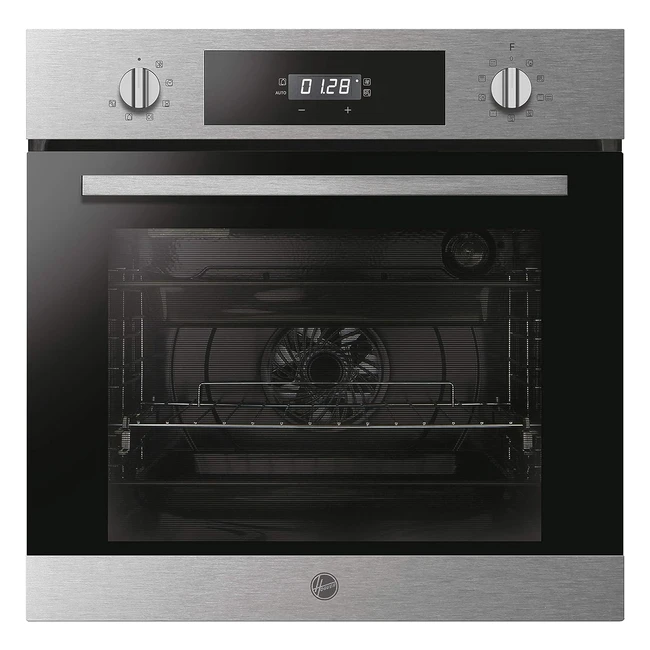 Hoover Hoven 300 HOC3BF5558IN Built-in Electric Single Oven - Pyrolytic Self Cleaning - Stainless Steel - 60cm