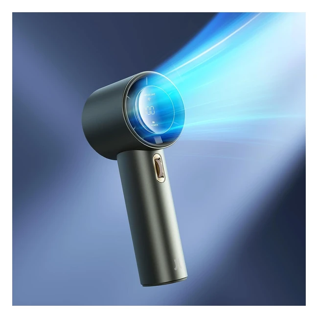 Ventilateur portable Jisulife mainmini turbo rglable en vitesse 3600mAh