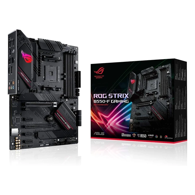 ASUS ROG Strix B550F Gaming AMD AM4 ATX 128GB DDR4 4DIMM DP HDMI PCIe - High Performance Gaming Motherboard