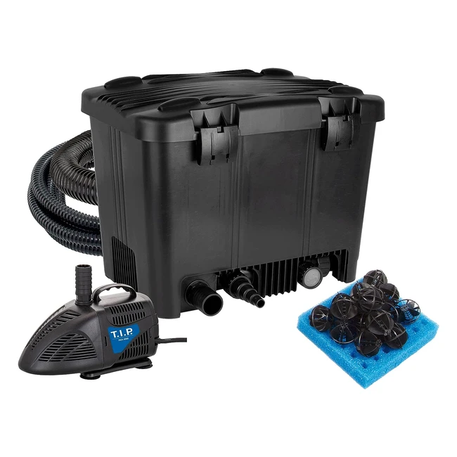 Tip Teichfilter WDF 20000 UV 18 für Teiche bis 20000 Liter, UVC 18 Watt, Wet and Dry Technologie