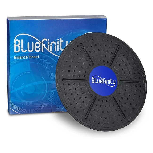 Bluefinity Balance Board - Allenamento Equilibrio - Fino a 100 kg - D 36 cm - No