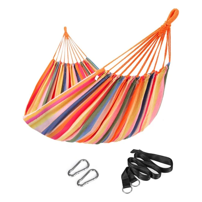 Songmics Multipersonen Hängematte 210 x 150 cm TV Rheinland geprüft max. 300 kg - Outdoor, Camping, Wandern, Garten