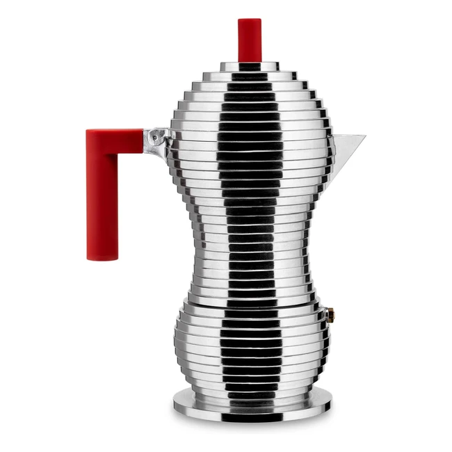 Caffettiera Alessi Pulcina MDL026-R: Design Induzione, Fondo Magnetico, 6 Tazze