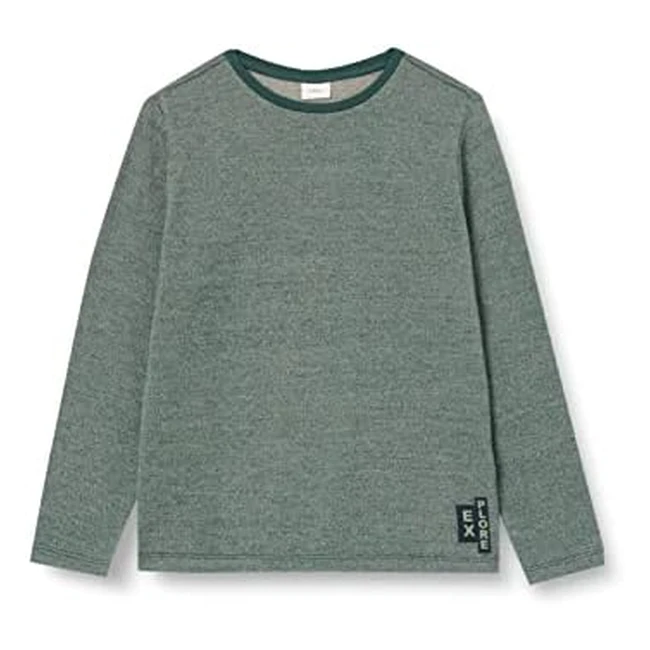 sOliver Jungen Langarmshirt melierte Optik 2118747
