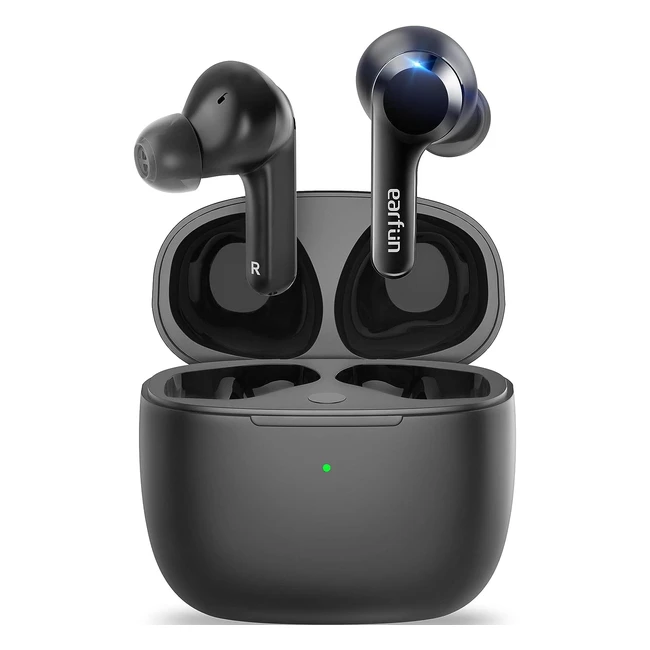Wireless Earbuds - Earfun Air Bluetooth In-Ear Headphones - 4 Mics - IPX7 Waterproof - Clear Sound - Deep Bass - 35h Playtime
