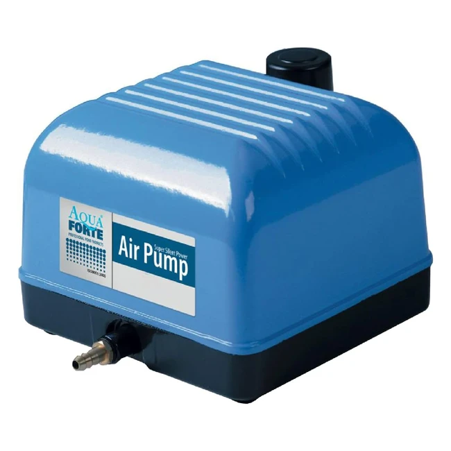 Aquaforte HiFlow V60 Luftpumpe, Aluminiumgehäuse, leise und leistungsstark